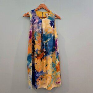 H&M Multicolor Abstract Midi Dress